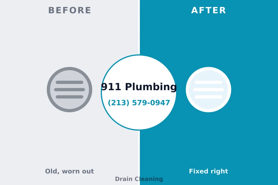 Before and after: plumbing company Cortland, NY